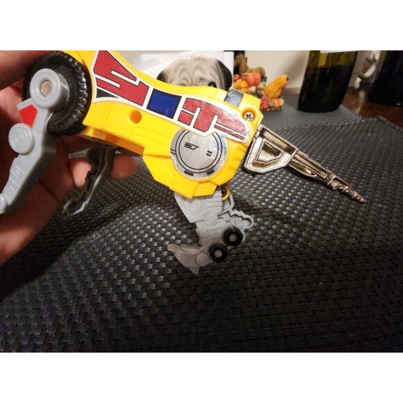 Mighty Morphin Power Rangers Legacy Megazord Yellow Sabretooth Zord Only - Picture 5 of 14